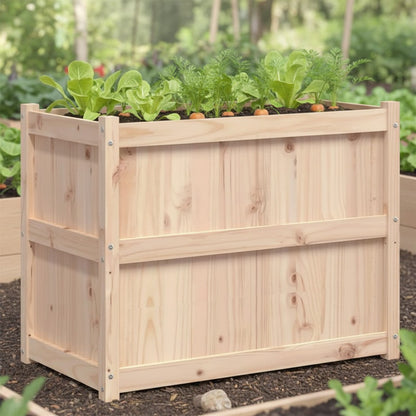 Jardinière Bois De Pain Massif